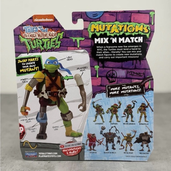 Tales of time Teenage Mutant Ninja Turtles Mutation Mix & Match Leonardo New - Picture 2 of 2